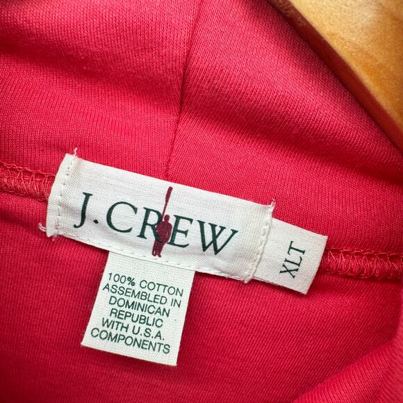 Vintage J Crew Turtleneck Mens XLT Oarsman Salmon Pink Pullover Coastal Cotton - Picture 2 of 6